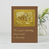 グレープパール&レモンヴァンゴッホファインアート 招待状 (スタンド正面)