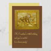 グレープパール&レモンヴァンゴッホファインアート 招待状 (正面/裏面)