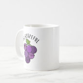 グレープパ前向きンの利く コーヒーマグカップ (正面左)