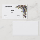 グレープビジネスカードテンプレート 名刺 (正面/裏面)