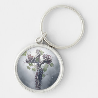 グレープビンクロスキーチェーン キーホルダー