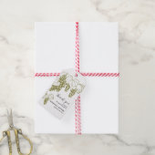 グレープビーエレガントな結婚式ありがとう | ブドウ畑 ギフトタグ (より糸付き)