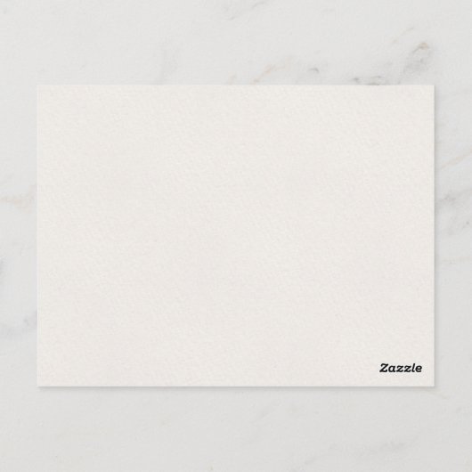 グレープビーヌロマンティックヴィネヤード結婚式招待状 ポストカード (裏面)