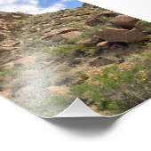 グレープビーヒルズの岩塔，テキサス州 フォトプリント            (角)