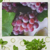 グレープビーフルーツ写真 キッチンタオル (折り畳み)