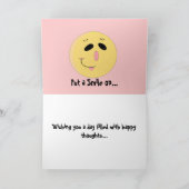 グレープフお洒落ルート誕生日 カード (内部)