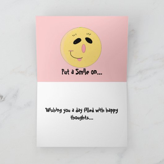 グレープフお洒落ルート誕生日 カード (内部)