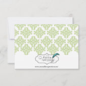 グレープフィン庭園の結婚式日付の保存 セーブザデート (裏面)