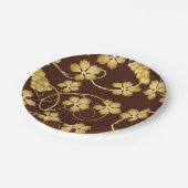 グレープフィン背景紙プレート ペーパープレート (アングル)