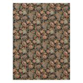 グレープフィン&フラワービクトリアンズヴィンテージ絵柄 テーブルクロス (正面)