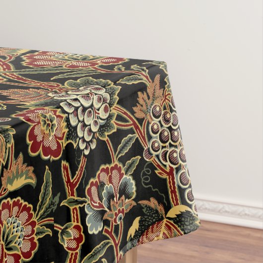 グレープフィン&フラワービクトリアンズヴィンテージ絵柄 テーブルクロス (インサイチュ)