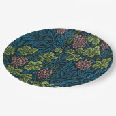 グレープフィン(William Morris著) ペーパープレート (アングル)