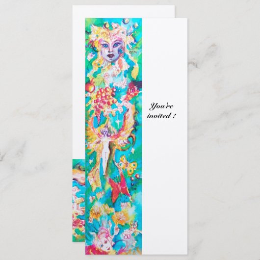 グレープフェアリーテイル4メタリックゴールド 招待状 (正面/裏面)