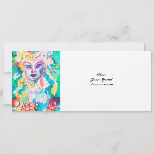 グレープフェアリー5メタリックシャンパン 招待状 (裏面)