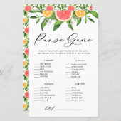 グレープフルーツあなたの財布のブライダルシャワーゲームの内容 (正面/裏面)