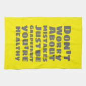 グレープフルーツである キッチンタオル (横)