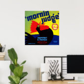 グレープフルーツとオレンジ判事 ポスター (ホームオフィス)