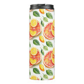 グレープフルーツとレモンの水彩柑橘類 タンブラー (裏面)