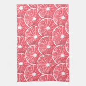 グレープフルーツのスライス キッチンタオル (縦)