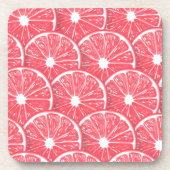 グレープフルーツのスライス コースター (正面)