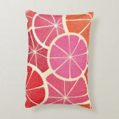 グレープフルーツのヴィンテージの背景 アクセントクッション (裏面(縦))