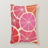グレープフルーツのヴィンテージの背景 アクセントクッション (正面(垂直))