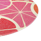 グレープフルーツのヴィンテージの背景 カッティングボード (角)