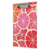 グレープフルーツのヴィンテージの背景 クリップボード (左)