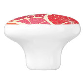 グレープフルーツのヴィンテージの背景 セラミックノブ (側面)