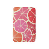 グレープフルーツのヴィンテージの背景 バスマット (正面縦)