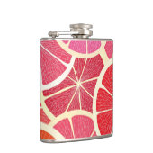 グレープフルーツのヴィンテージの背景 フラスク (右)