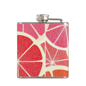 グレープフルーツのヴィンテージの背景 フラスク (裏面)