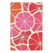 グレープフルーツのヴィンテージの背景 ミニクリップボード (裏面)