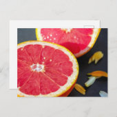 グレープフルーツの写真 ポストカード (正面/裏面)