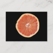 グレープフルーツの切れ 名刺 (裏面)