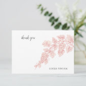 グレープフルーツプラントシャンパンレトロ サンキューカード (スタンド正面)