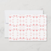 グレープフルーツプラントシャンパンレトロ サンキューカード (裏面)