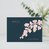 グレープフルーツプラントシャンパンレトロ サンキューカード (スタンド正面)