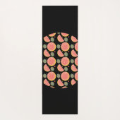 グレープフルーツ園グリーンリーフルーツシトラスオレンジ ヨガマット (裏面)