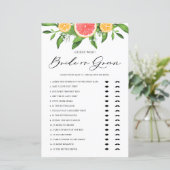 グレープフルーツ新郎新婦ブライダルシャワーゲーム (スタンド正面)