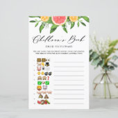 グレープフルーツ本絵文字ピコレーションベビーシャワーゲーム (スタンド正面)