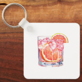 グレープフルーツ柑橘系カクテル キーホルダー (正面)