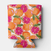 グレープフルーツ水彩モノグラム 缶クーラー (裏面)