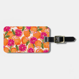 グレープフルーツ水彩 ラゲッジタグ