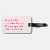 グレープフルーツ水彩 ラゲッジタグ (裏面横)