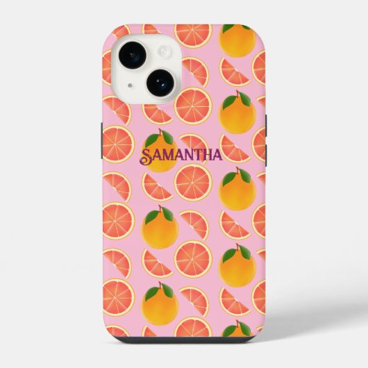 グレープフルーツ iPhoneケース (裏面)