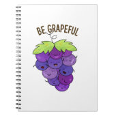 グレープフル(ぶどう)で笑おう!グレープの群れのユーモア(パンチライン) ノートブック (正面)