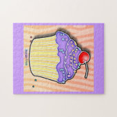 グレープフロストカップケーキパズル ジグソーパズル (横)