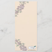 グレープベンリース結婚のメニュー メニュー (裏面)