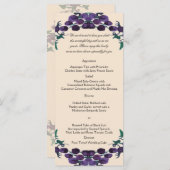 グレープベンリース結婚のメニュー メニュー (正面/裏面)